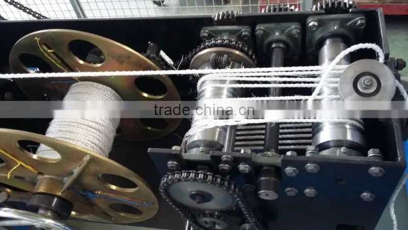 High speed 2 in 1 Plastic Type Rope Maker +86 18853866278