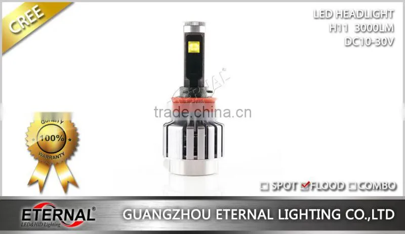 H1 H3 H4 H7 H11 9005 9006 high power led replacement headlight bulb kit for motorcycle automotive offroad 4x4 racing vehicles