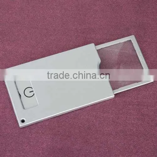 new popular folding magnifier glass, with high quality ,for promotion,custom color,OEM orders are welcome