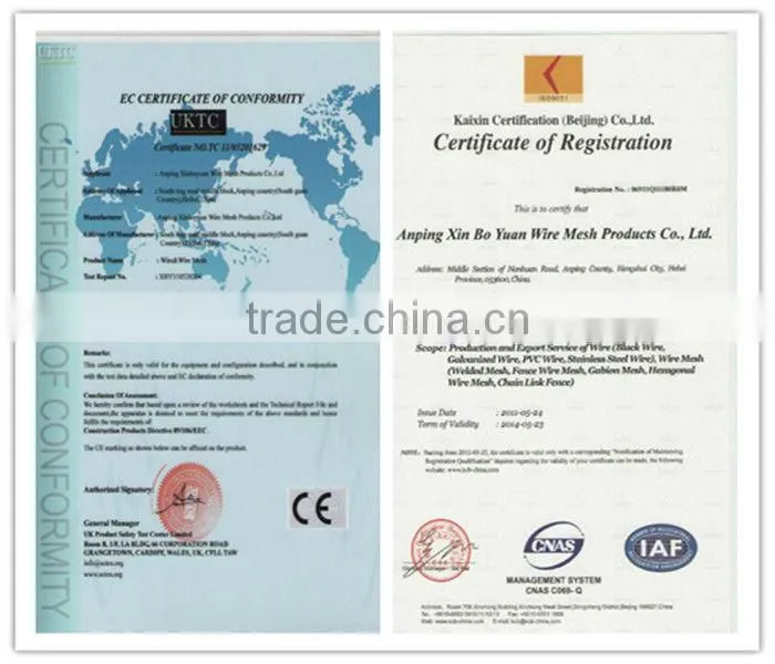 PVC Coated Galvanized Hexagonal Wire Mesh Gabion