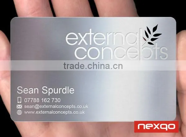 High-end metal business card