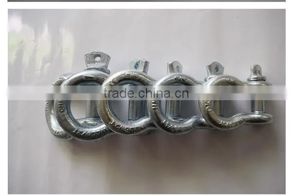 U.S Type, Galvanized with screw pin bow anchor snap shackle price