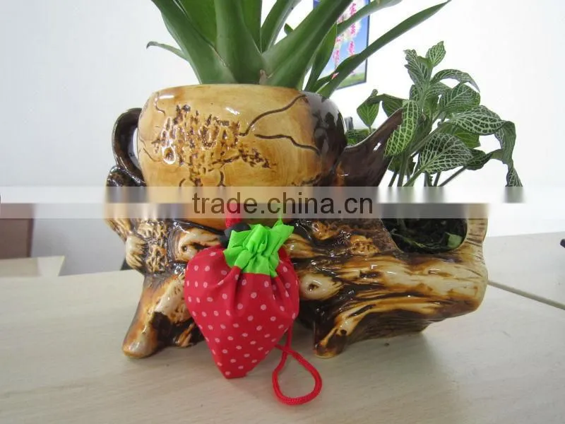 polyester made fruit folding shopping bag 170T-200T