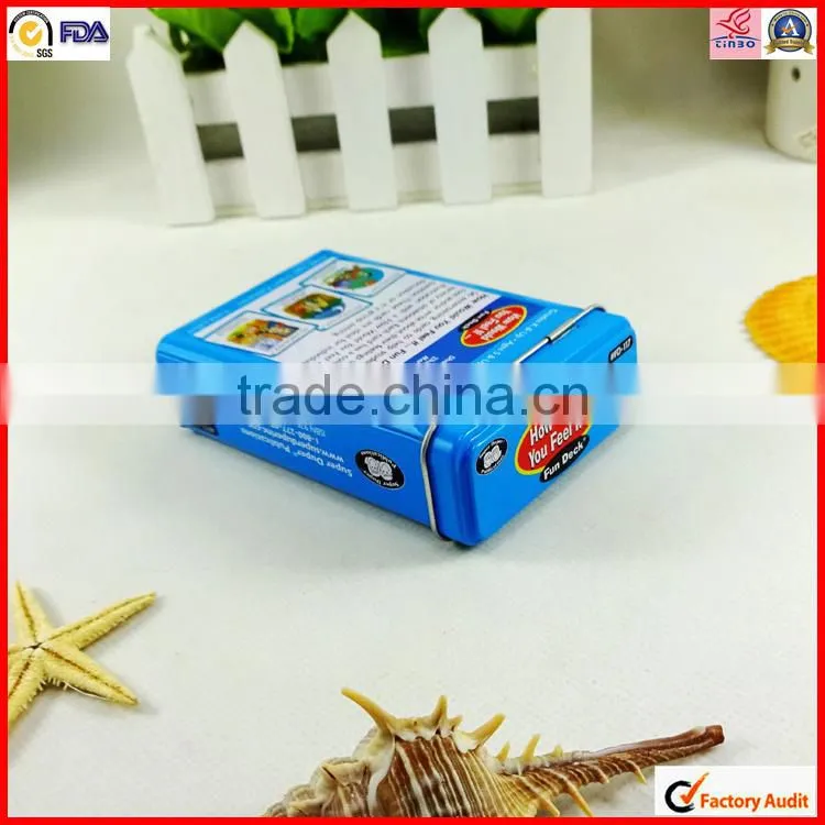 custom rectangle factory sale coffee tin