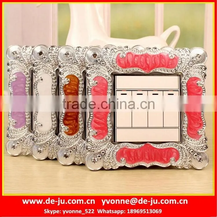 Square Resin 3d Wall Socket Sticker