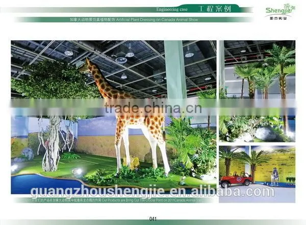 outdoor decorative artificial lighted tree fake lighted tree