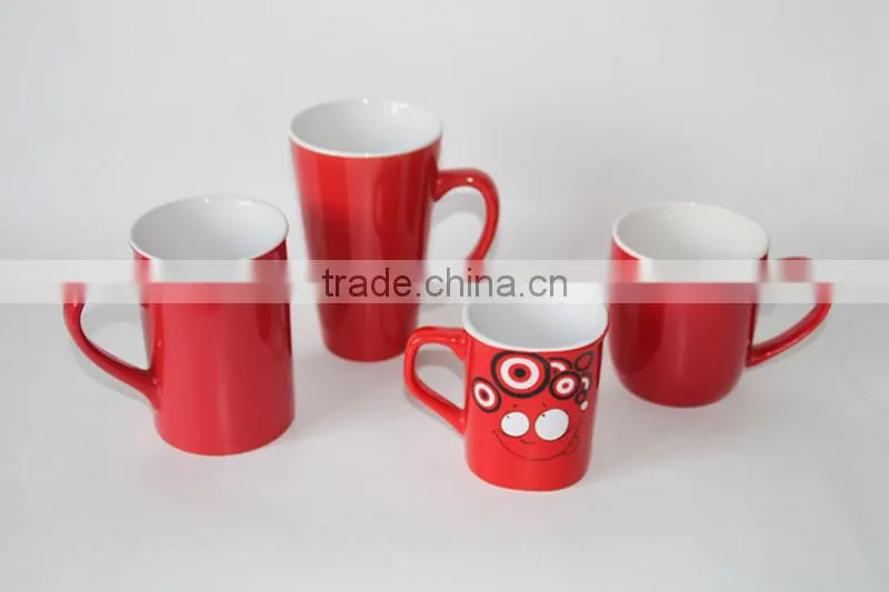 white blank ceramic mug