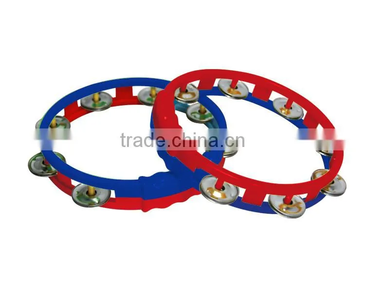 Plastic Tambourine Hand drum Musical instrument toy drum