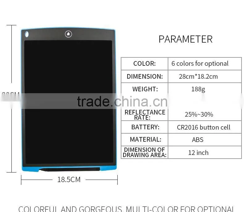 Christmas gift, Children LCD writing tablet.