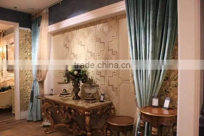 Arabic Living Room Furniture Hand-Carved Console Desk with Marble