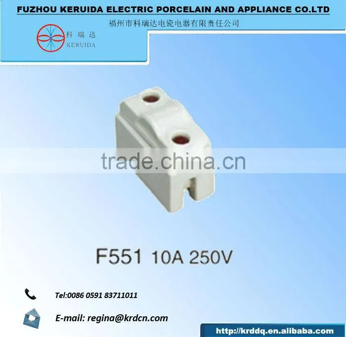 5A-200A ceramic fuse holder with copper fitting