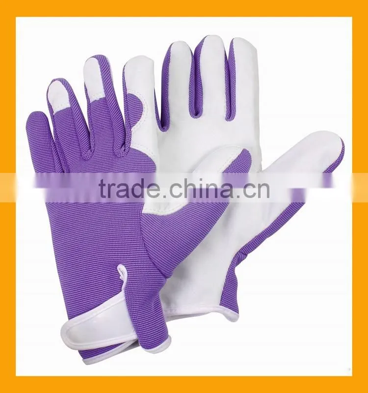Comfortable Fit Pink Ladies Gardening Gloves Lawn and Garden Gloves For All Yard Work