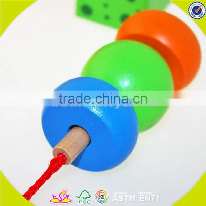 wholesale wooden blocks beaded toy for kids, diy wooden blocks beaded toy for kids, funny wooden blocks toy for kids W11E043