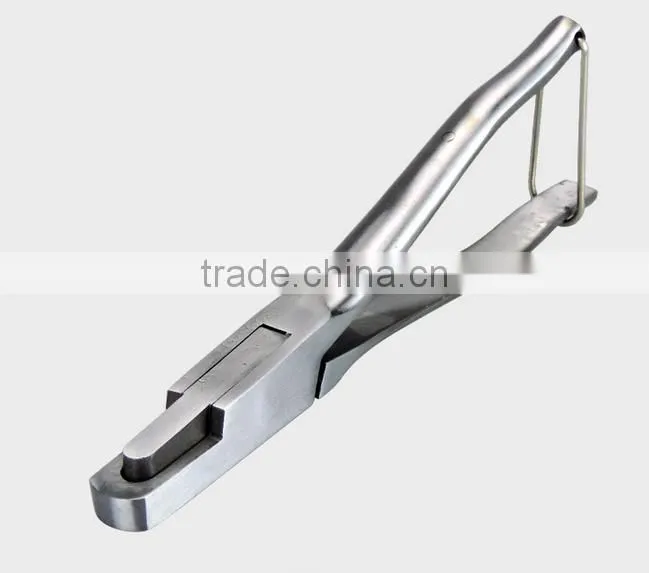 V-Cut Ear Notcher Veterinary Instrument Stainless steel U /V type ear forceps Epidemic prevention ear clamp pincers