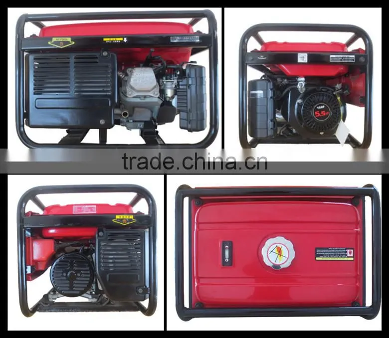 5.5hp 110v/220v gasoline generator set,gasoline generator 2000w recoil start