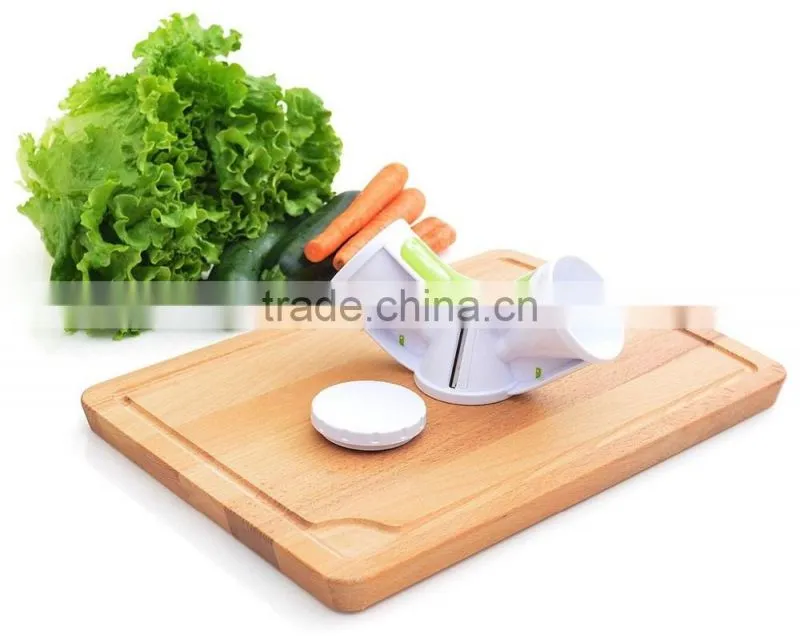Tri-Blade Spiral Slicer - Spiralizer Cutter Veggie Pasta Maker Cuts Zucchini & Other Vegetables