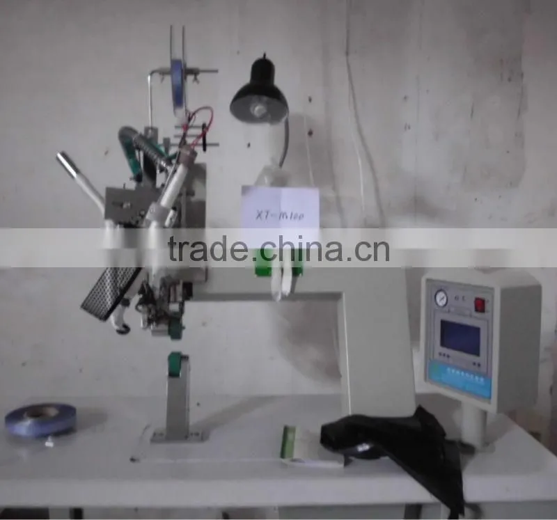 Raincoat seam sealing tape machine