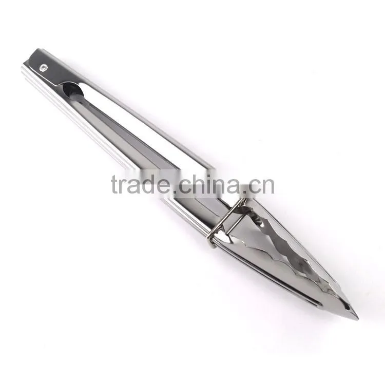 Non-stick mutifunction kitchen scissor tongs with TPR handle