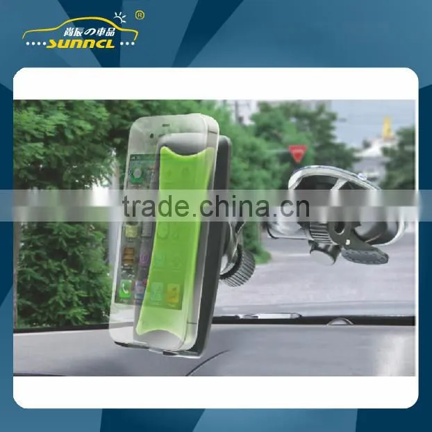 Universal 360 Rotation Windshield Silica Phone Holder with Strong Sticker for iPhone 6 , 6+ , 5s , Samsung Galaxy Note 4 , 3