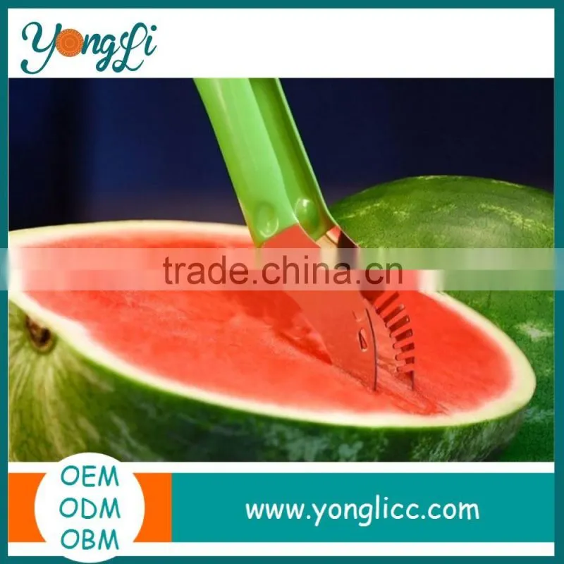 Professional Grade Fruit Serving Cutter Tools Stainless Steel Watermelon Slicer