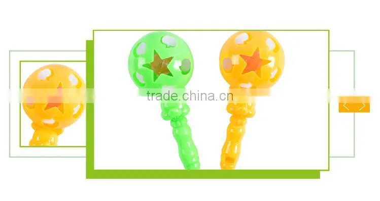 Best selling rattle toy plastic sports mini football whistle