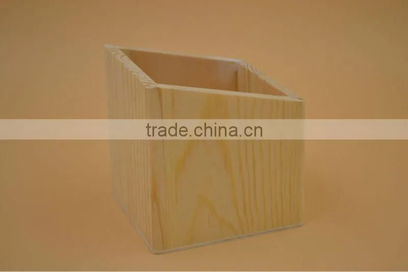 Custom solid wooden pen holder for sale