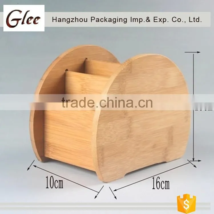 Useful multi-functional high quality bamboo pencil/pen box