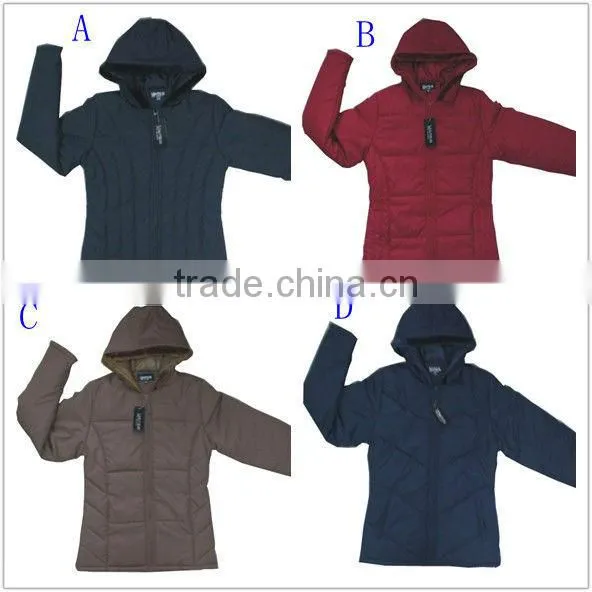W003A-D stock cheap ladies' winter jackets