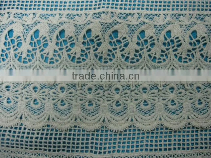 2014 cotton crochet lace winter triangle scarf