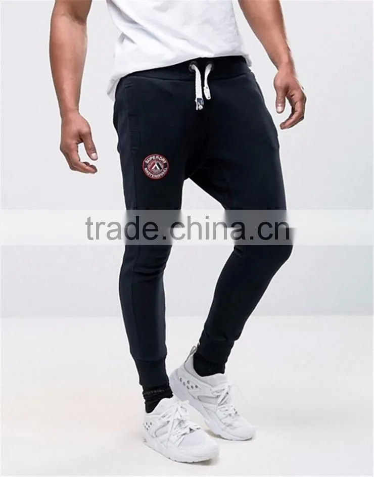 Casual Loose Sweatpants Sport Pants Trousers Drop Crotch Jogging Pants Men Joggers