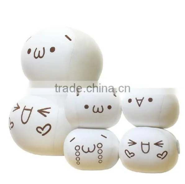 OEM polyester funny custom wholesale sofa emoji cushion