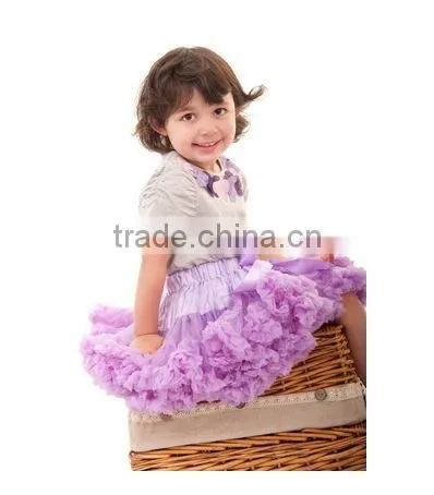 2014 Hot Super Fluffy Girls Party Dance Chocolate Pettiskirts Ballet Girls Ruffled Tutu Fluffy Chiffon Soft Summer Pettiskirts