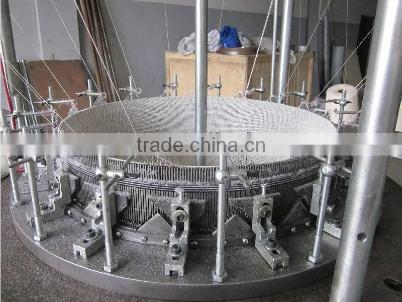 Meat package cloth knitting machine