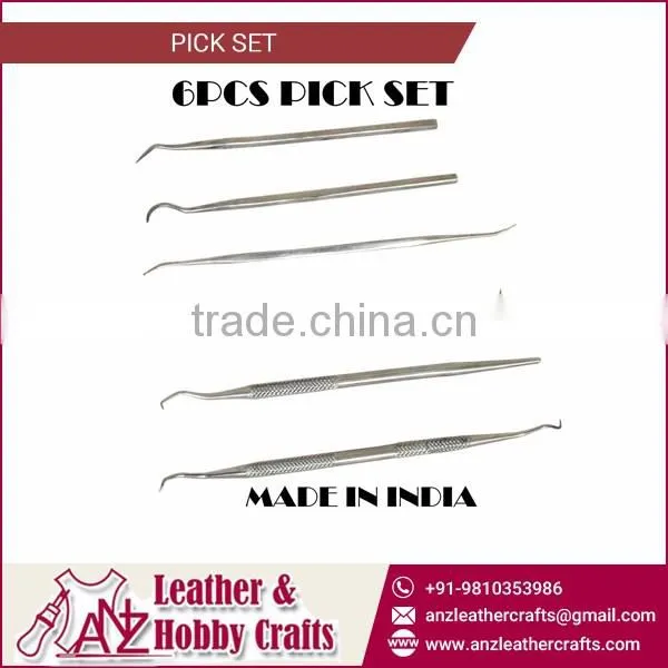 Quality Approved Stainless Steel 6pc Pick Set at Industrial Leading Price
