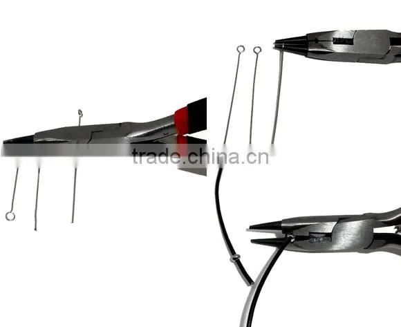 High Quality Practical Beading Jewelry Hand Tool 13cm Stainless Steel Round-Nose Pliers