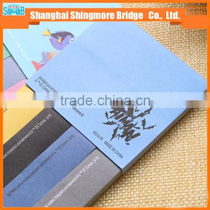 cheap sales colorful paper note pad for school