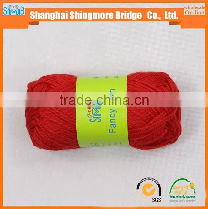 Global hot selling bamboo wool blended knitting yarn for hand knitting