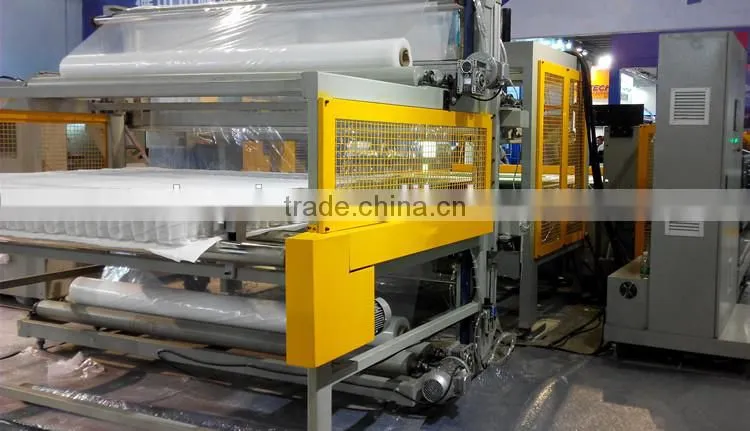Automatic Compressed Packing Machine / Mattress Compression Package Integrated Machine
