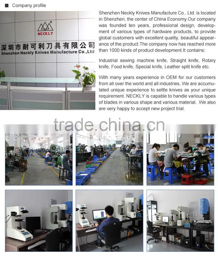 OEM knife stainless steel for ice machine knife knifes