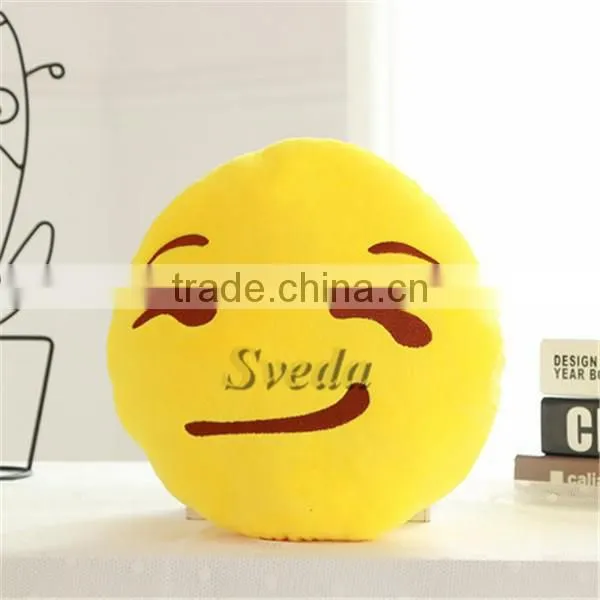 Funny Soft plush Emoji pillow Wholesale stuffed toys Cute Emoticon Pillows