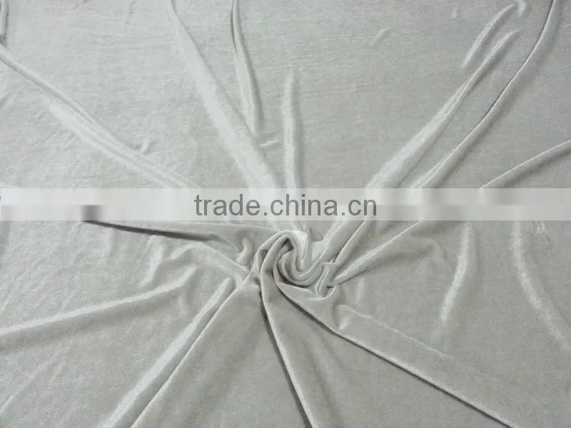 four way stretch korean velvet fabric