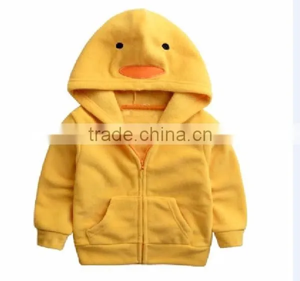 winter fleece hooded baby romper with zipper