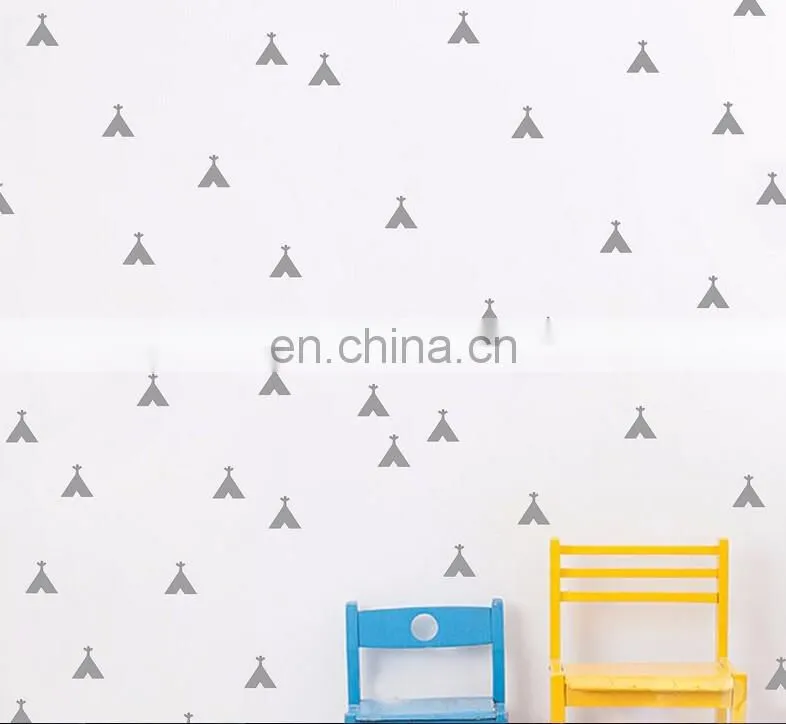 Little Tent Ins Style Vinyl Mini Wall Sticker Children Room Home Decoration Mural Roon Decal