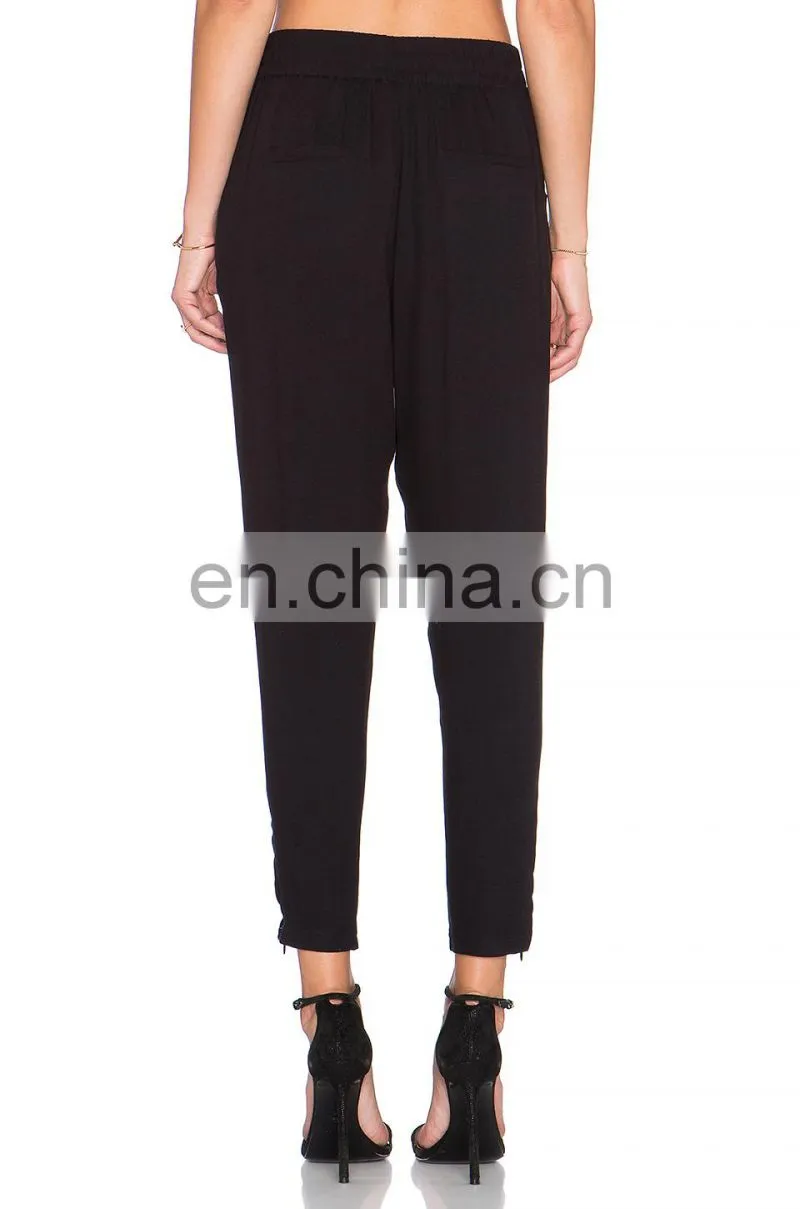 Hidden Zippered Leg Openings Tailored Spandex Leggings for Women 2015