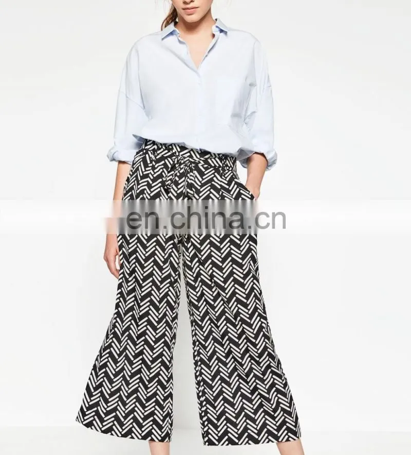 New design casual ruffle pants 2016