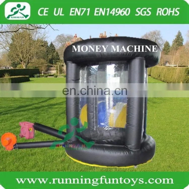 Promotion inflatable grab money machine, inflatable cash cube , Inflatable money booth for car exhibition