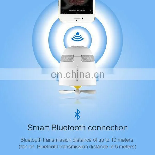 New portable 2 in 1 bluetooth speaker with mini fan,wireless bluetooth speaker for Android and IOS