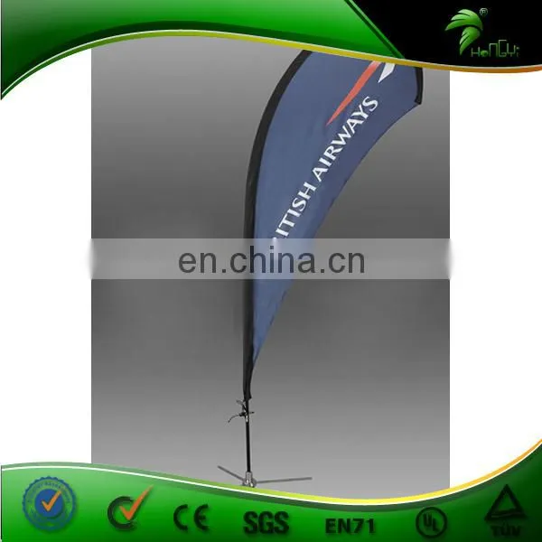 Custom High Quality Promotion Feather Flag Flying Flags and Banners With Water Bag