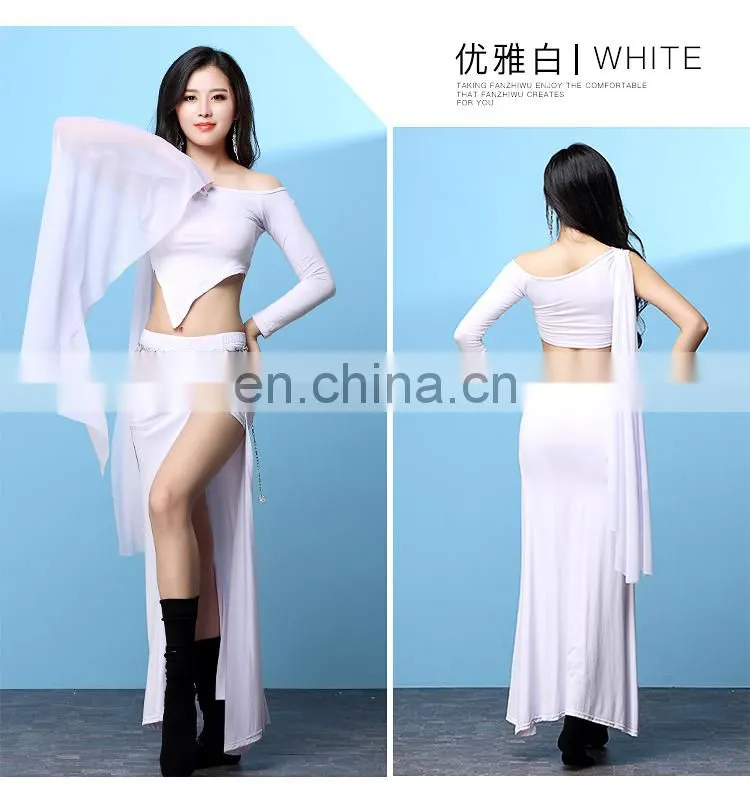 T-5203 Sexy lady women belly dance top and skirt set