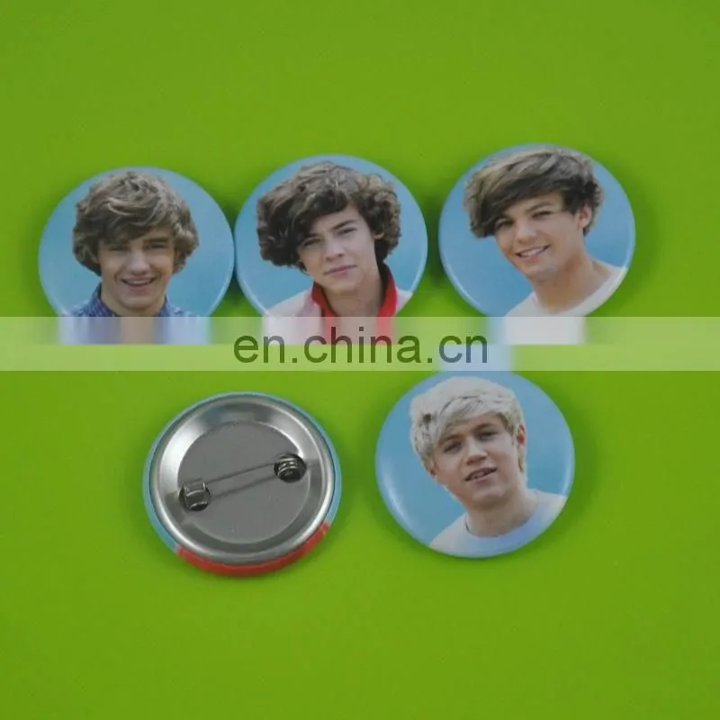 Alibaba top sale cheaper price tinplate advertising pin button badges